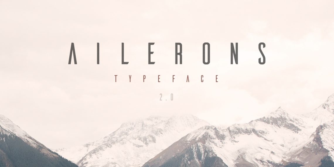 Free Ailerons font