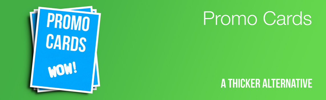 Promo Cards Promotional Print - SingleBanner Promo Cards 