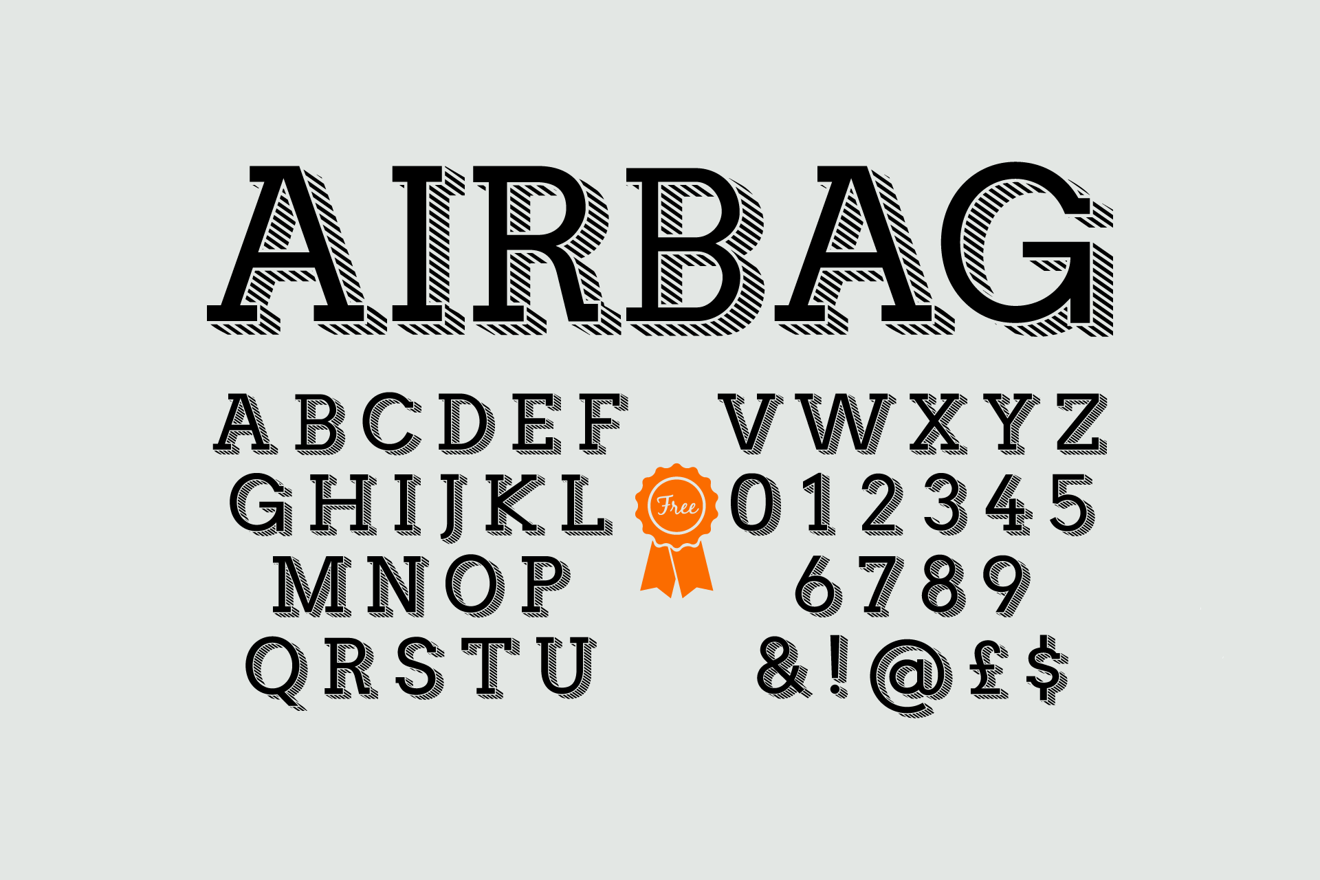 free Airbag fonts