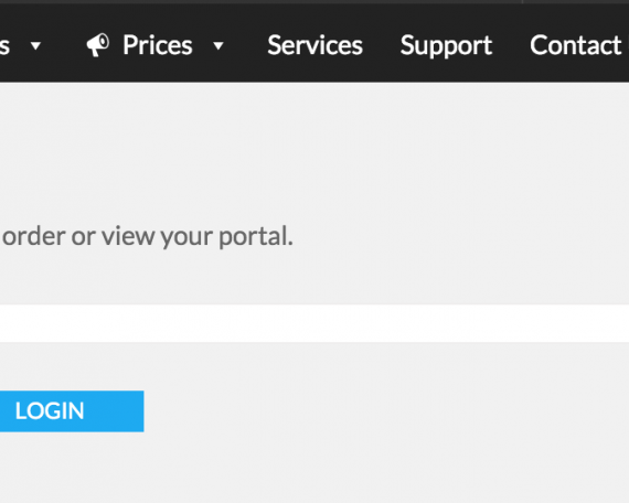 Login Screen Shot
